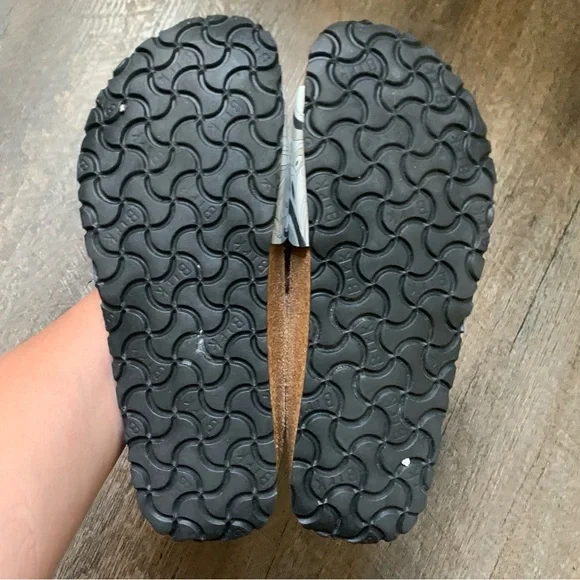 Original Birkenstock Papillio Birko-Floral gray white Size 37 and women’s 6 - Picture 5 of 6